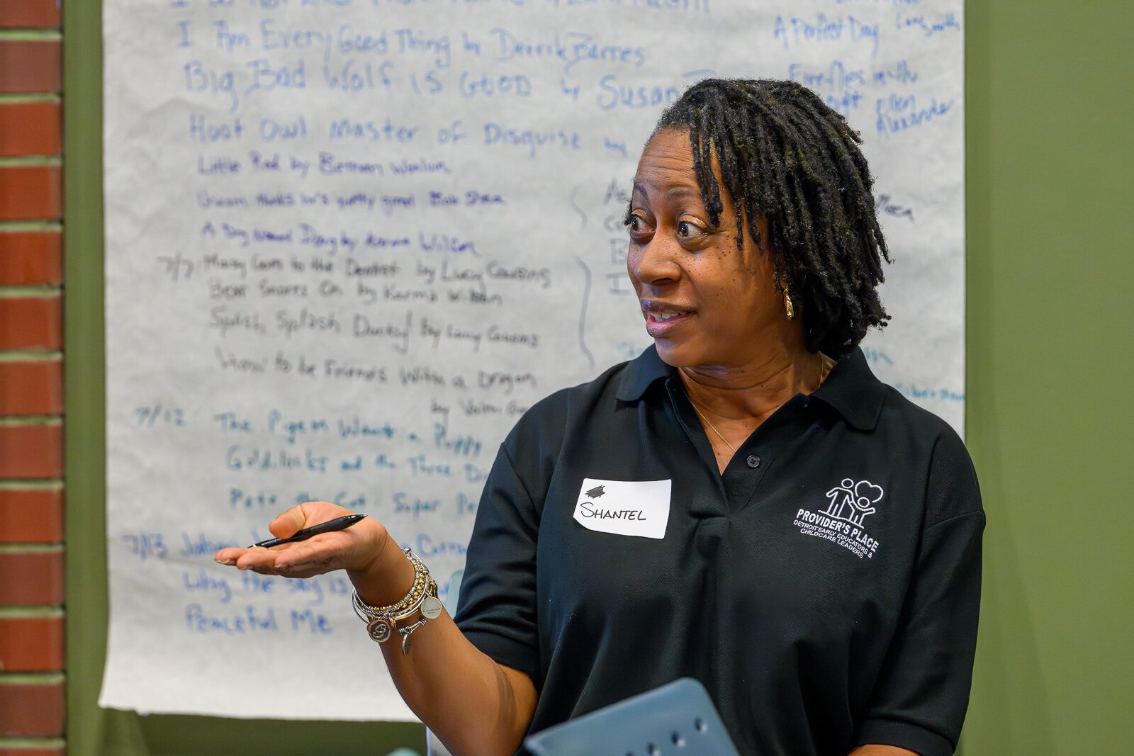 Providers expressed concerns about wages, prep time, and the impact of 4-year-olds being moved out of existing childcare and preschool programs.