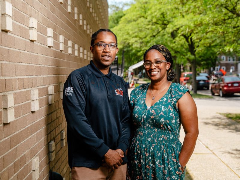 Dr. Tolulope Sonuyi, director of Detroit Life Is Valuable Everyday (DLIVE), and Juanita Houston, DLIVE's lead healthy minds coach.