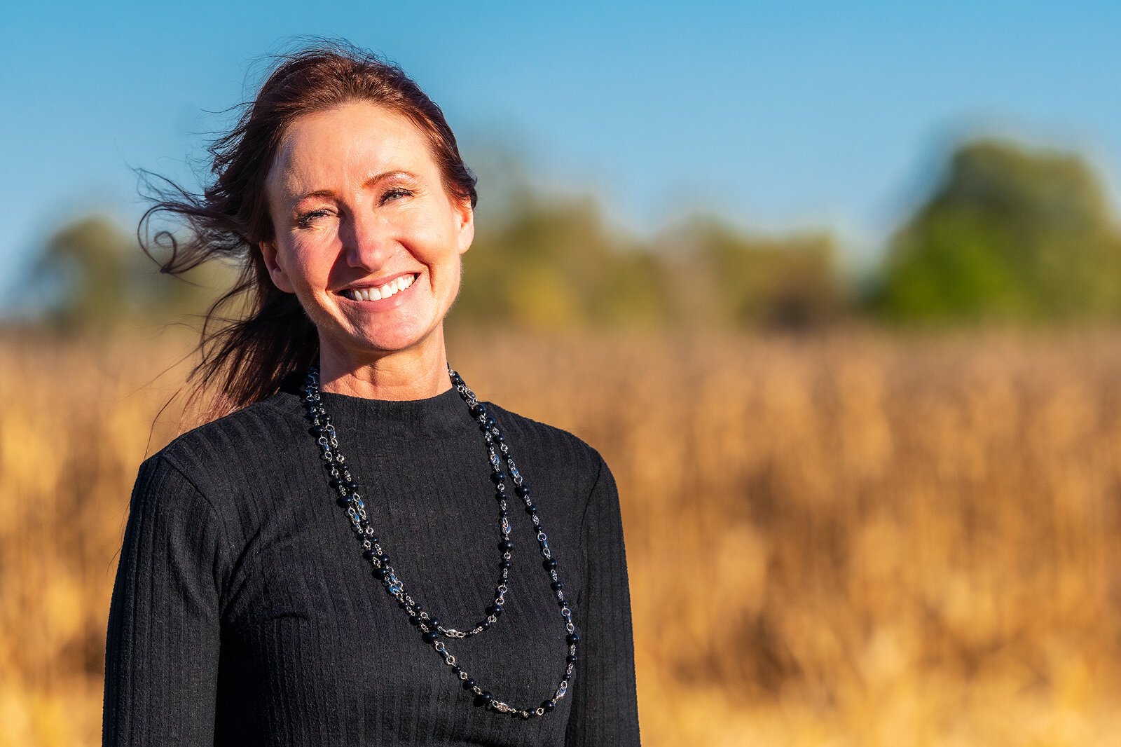 Kelly Bolton at Sand Hill Farms.