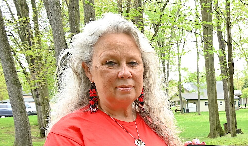 Robin Elkins is the Vice-Chairperson of the Nottawaseppi Huron Band of the Potawatomi Tribal Council.