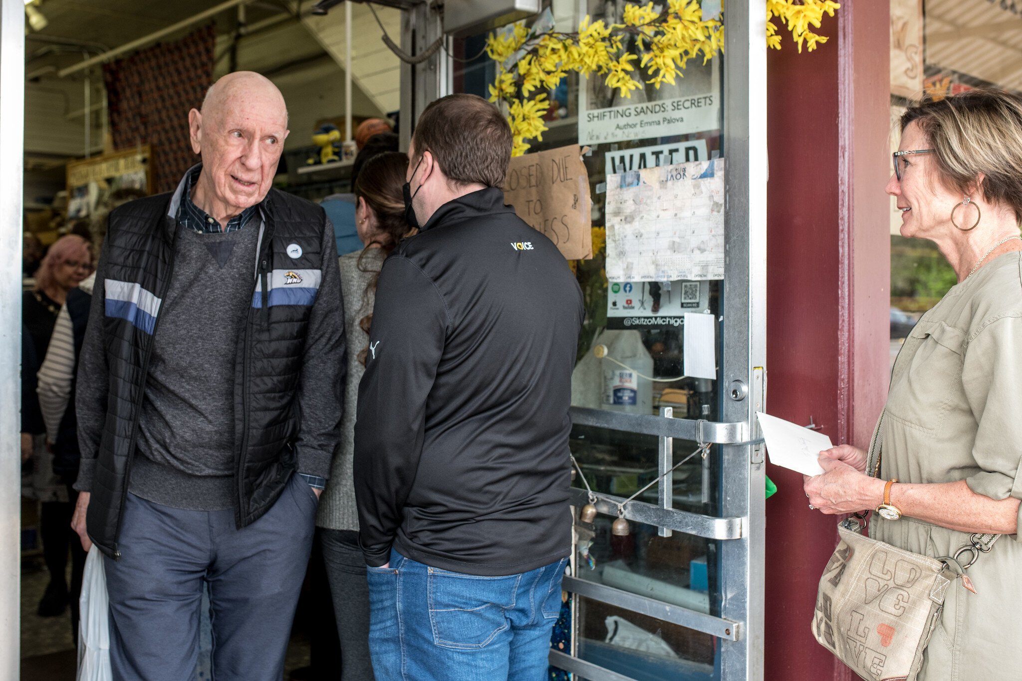Arnie Johnston, local playwright, poet, and Professor Emeritus of WMU's English Department