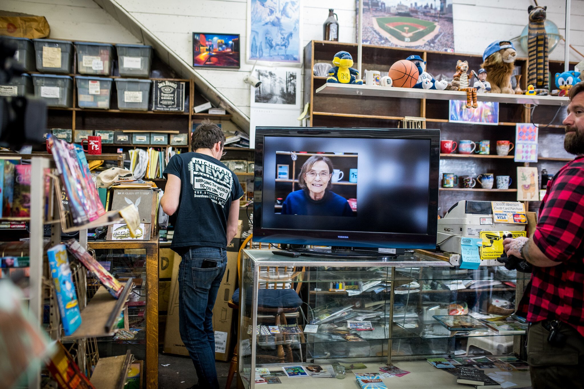 Hundreds of people turned out to honor Dean Hauck and Michigan News Agency on May 2, 2025.