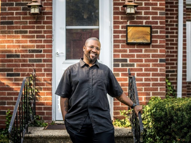 David Harris moves from unhoused to his own home.