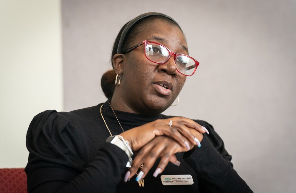 Whitney Wardell, president and CEO of the housing nonprofit Neighborhoods Inc. of Battle Creek.