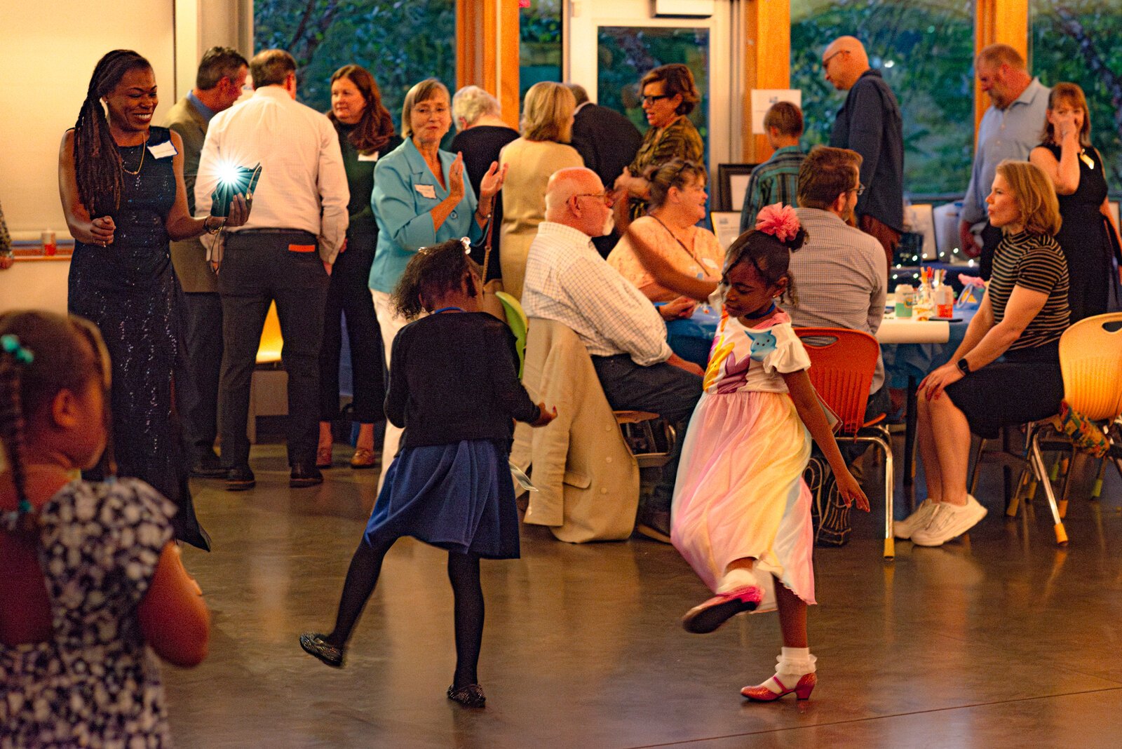 No red carpet event is complete without dancing.