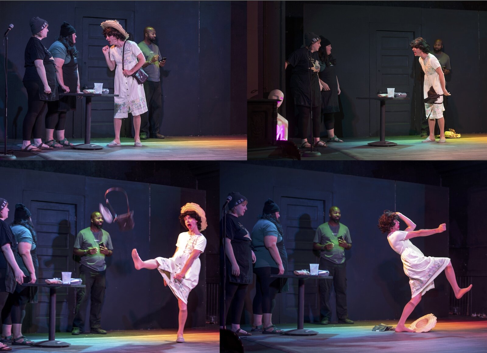 Stephen Dupuie wields a purse and plays for laughs in pursuit of a serious cause — raising funds for down payment assistance.