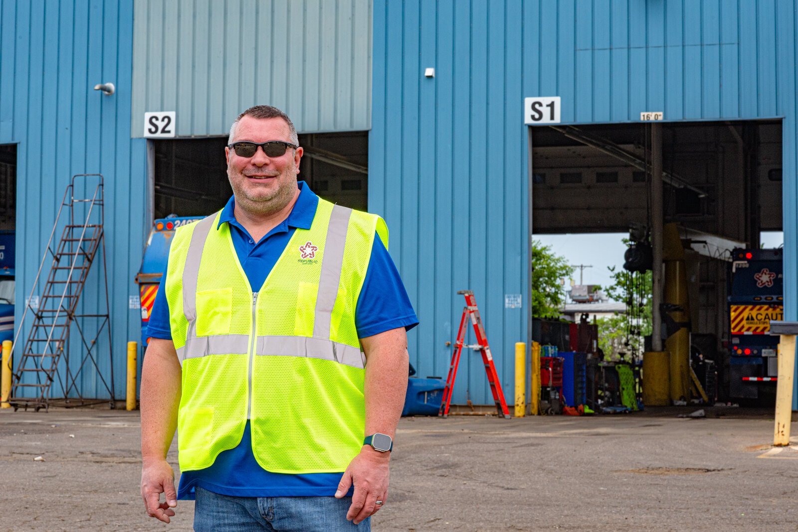 Gary Lindsey, supervisor at Republic Services