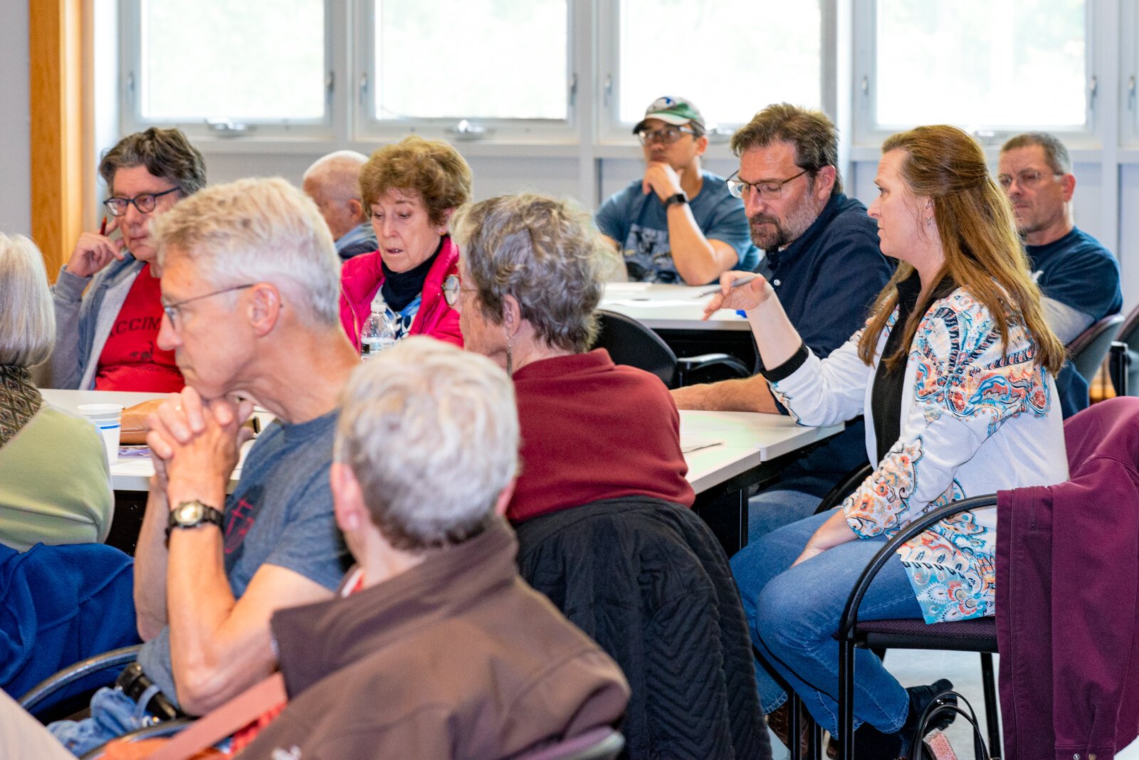 Danielle Marschke contributing to question segment