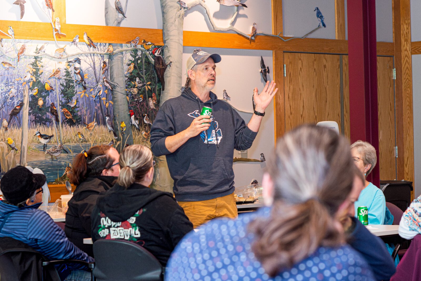 Attendee sharing the group's takeaways