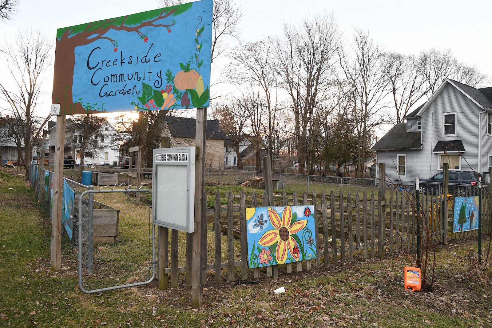 The Creekside Community Garden is located on Wabash, just south of Capital Avenue Northeast on Battle Creek’s northside.
