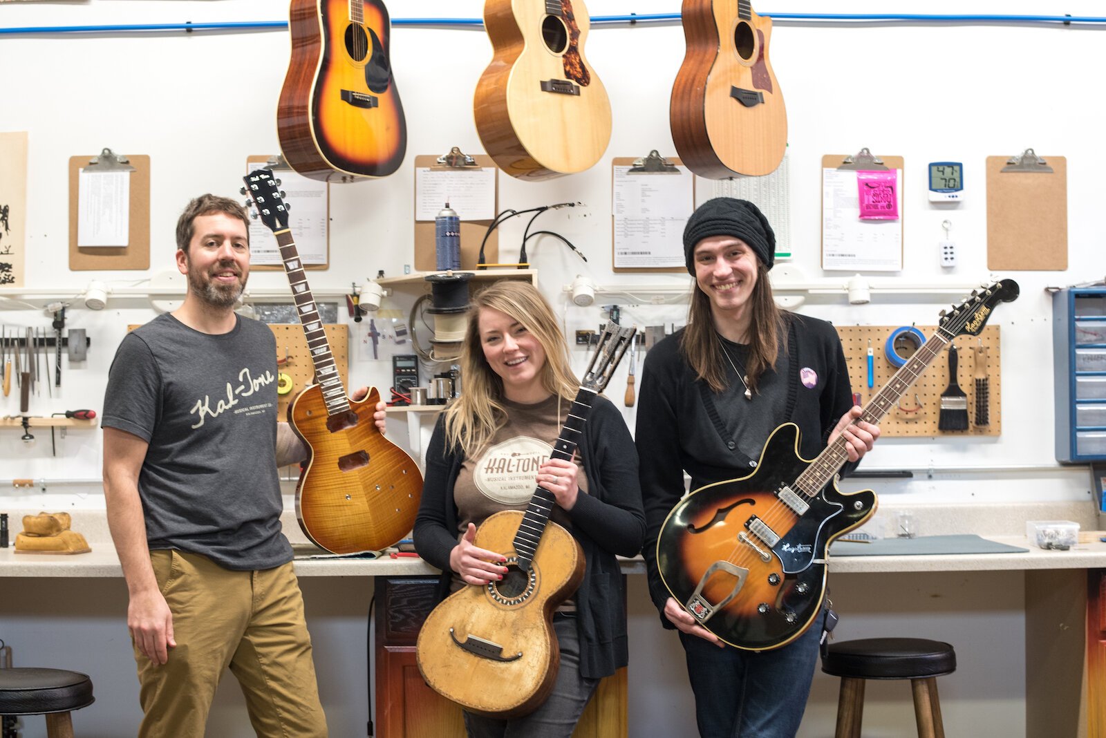 Kal-Tone Musical Instruments Co. has stayed busy based on word-of-mouth advertising. In November, it opened a retail that will make instruments available for customers to play and try out. Soon they will have Kal-Tone guitars on the shelf.