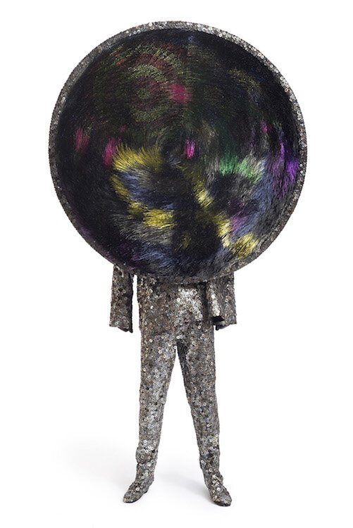 From the Mott-Warsh Collection: Nick Cave, "Soundsuit", 2016, Mixed media, 93" x 48" x 15". © Nick Cave. Courtesy of the artist and Jack Shainman Gallery, New York.