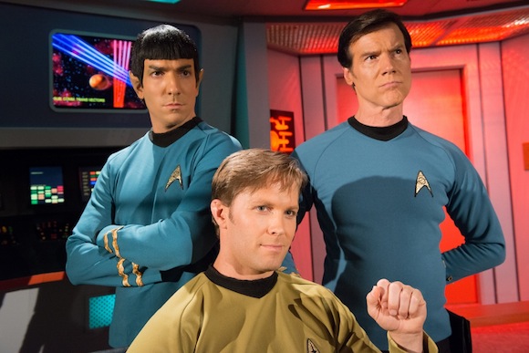 Aboard the bridge of the starship Enterprise.