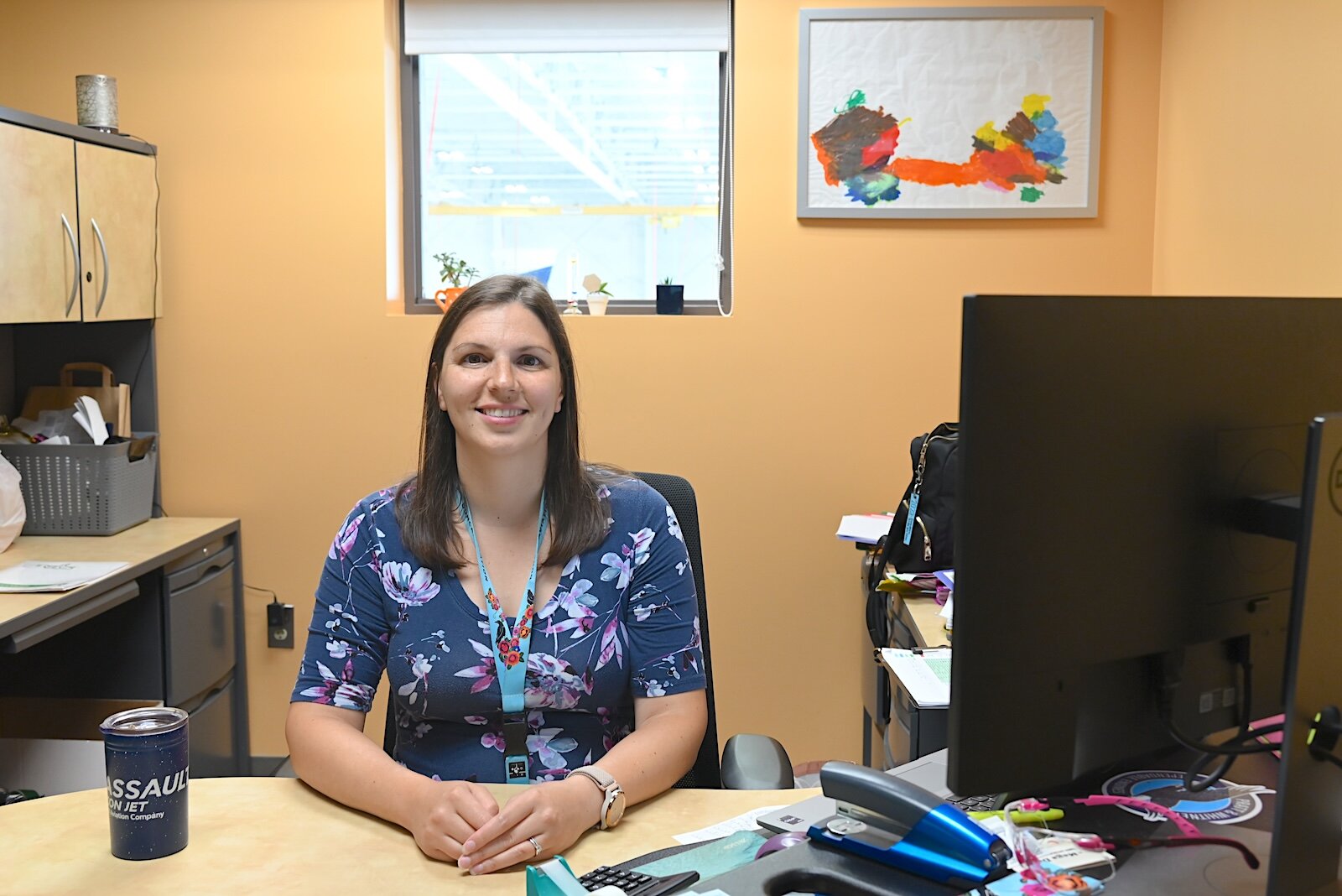 Stephanie Alexander, mom and Duncan Aviation airframe assistant manager.